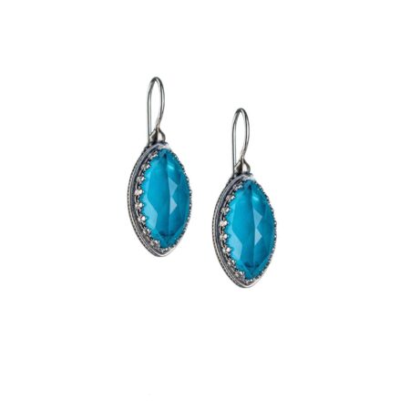 Aegean colors earrings in Sterling Silver
