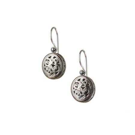 Garden Shadows small Drop Earrings in Sterling Silver