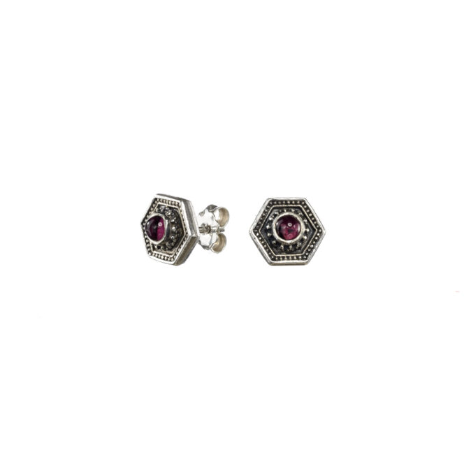 Cyclades stud earrings in Sterling Silver