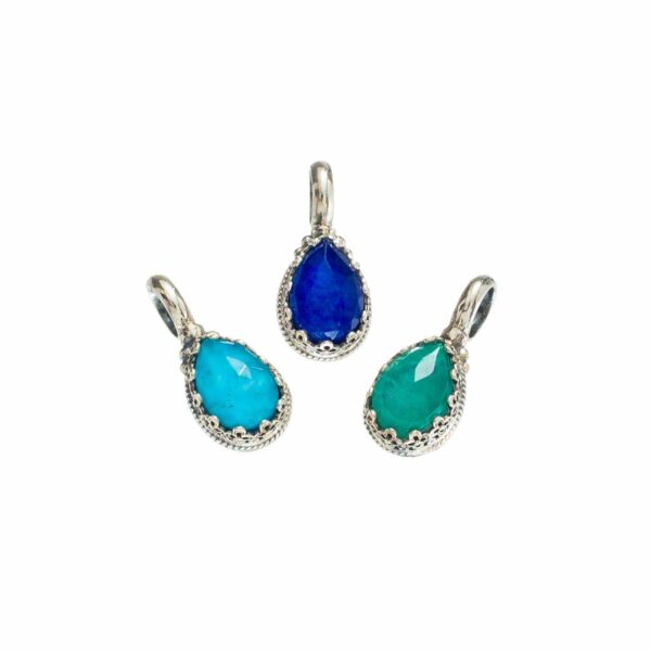 Aegean colors pendant in Sterling Silver