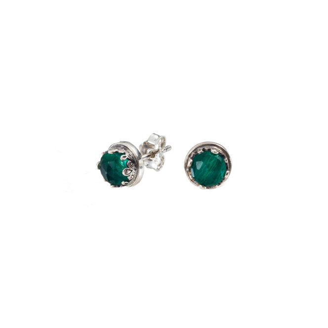Aegean colors stud tearrings in sterling silver - Image 2