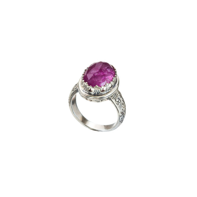 Iris ring in Sterling Silver