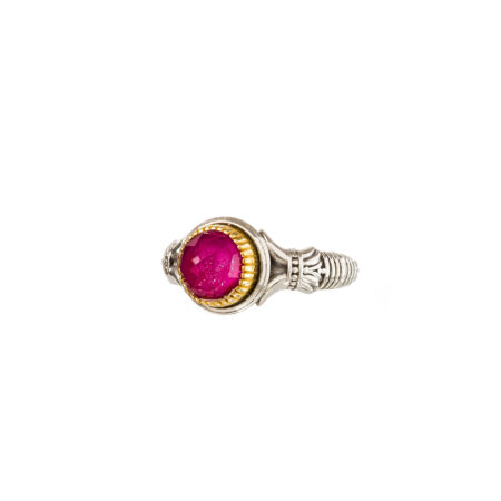 Ariadne ring in Sterling Silver with Gold Plated Parts