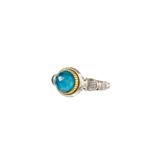 Ariadne ring in Sterling Silver with Gold Plated Parts