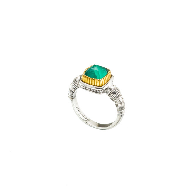 Ariadne ring in Sterling Silver with Gold Plated Parts - Image 2