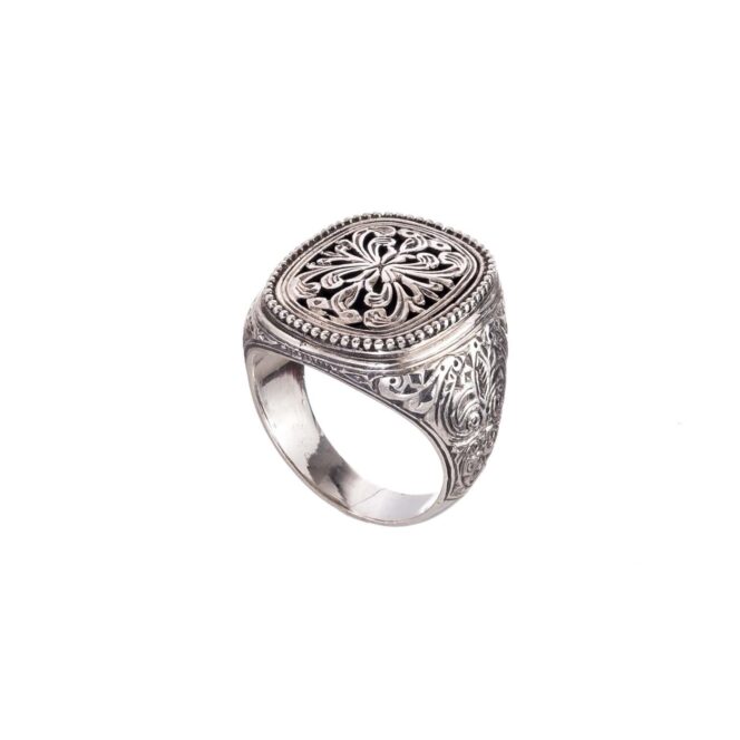 Byzantine men ring in Sterling Silver - Image 4