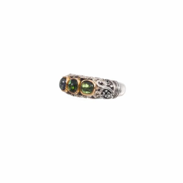 Eve ring in 18K Gold and Sterling Silver with semi precious stones - Image 2