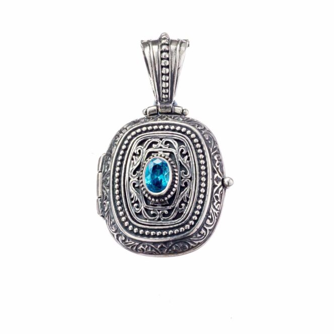 Locket pendant in Sterling Silver