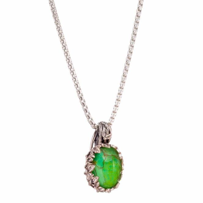 Cyclamin pendant in Sterling Silver