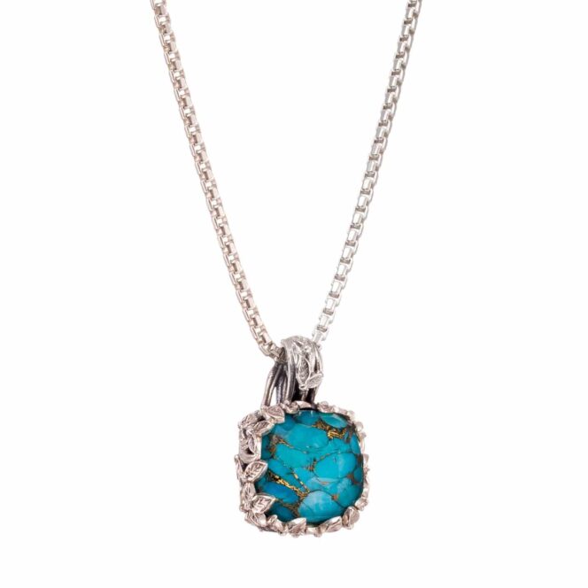 Cyclamin pendant in Sterling Silver