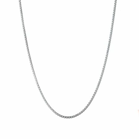 Box chain in sterling silver 1.9mm
