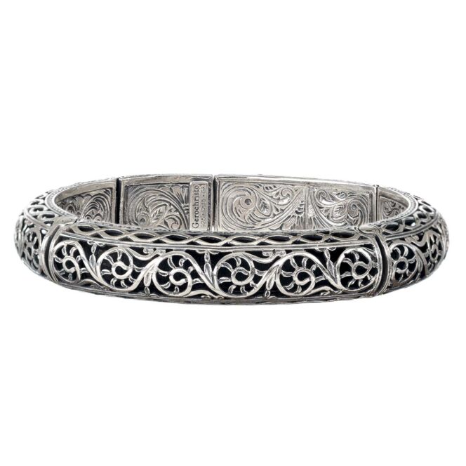 Garden Shadows Bracelet in Sterling Silver