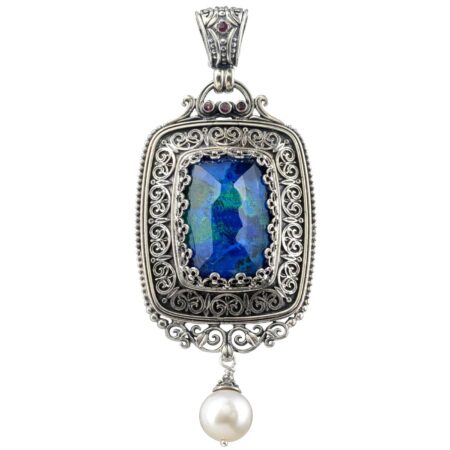 Aegean colors pendant in Sterling Silver