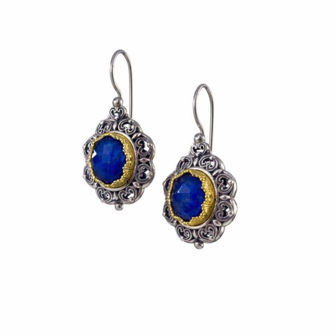 Penelope earrings in Sterling Silver with Gold plated parts