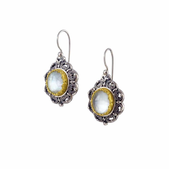 Penelope earrings in Sterling Silver with Gold plated parts - Image 2