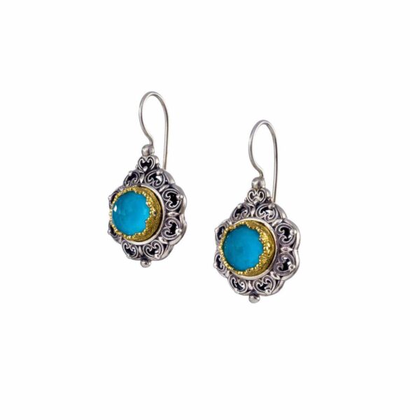 Penelope earrings in Sterling Silver with Gold plated parts - Image 3