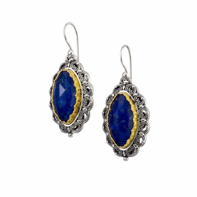 Penelope earrings in Sterling Silver with Gold plated parts - Image 4