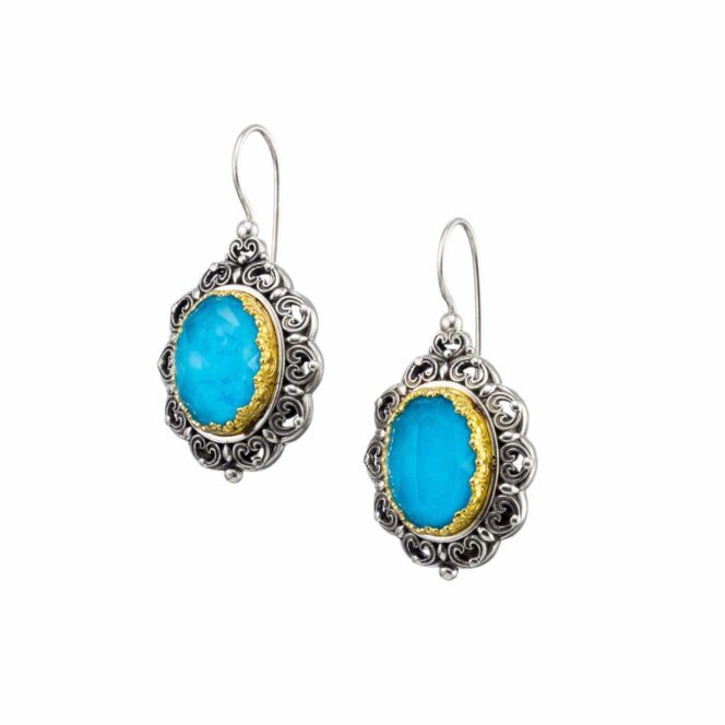 Penelope earrings in Sterling Silver with Gold plated parts - Image 2