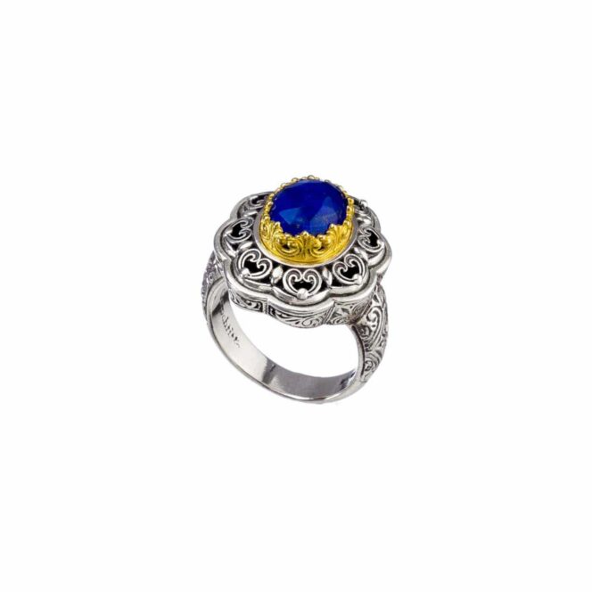 Penelope Ring in Sterling Silver with Gold plated parts - Image 3
