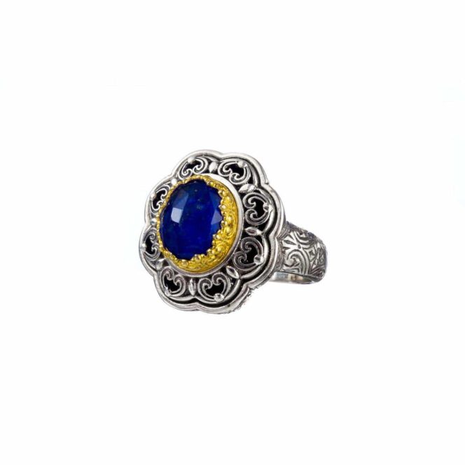 Penelope Ring in Sterling Silver with Gold plated parts - Image 2