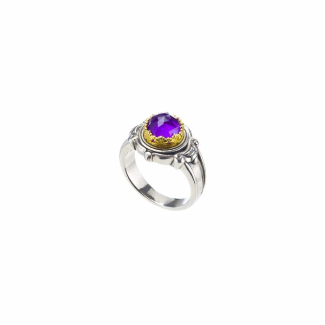 Semeli Ring in Sterling Silver with Gold plated parts - Image 3