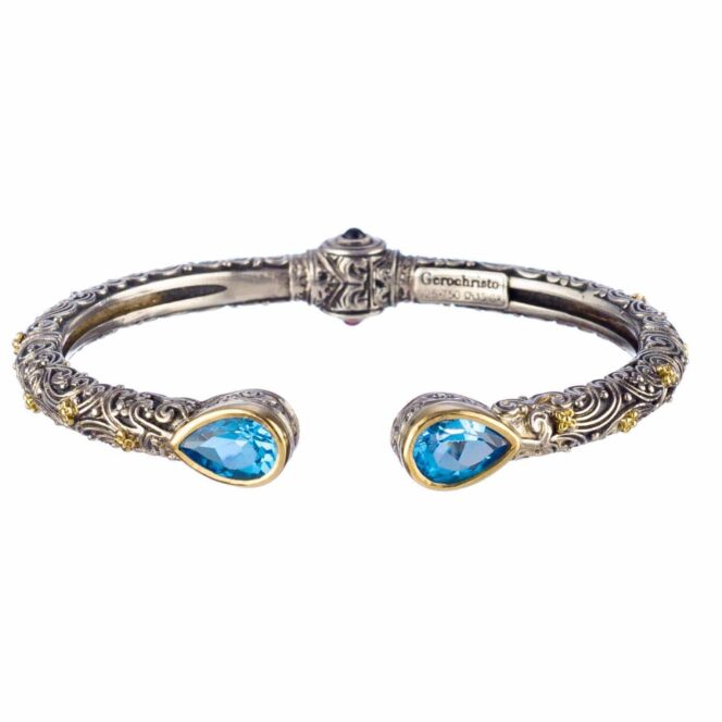 Eden's Garden Eva bracelet in 18K Gold and Sterling silver with gemstones - Image 5