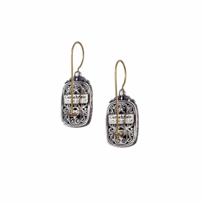 Mediterranean earrings in 18K Gold and Sterling Silver - Image 2