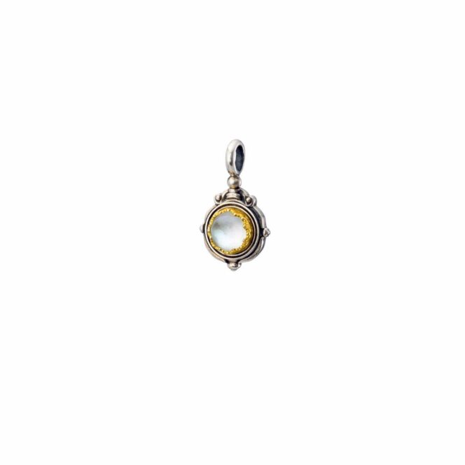 Semeli pendant in Sterling silver with Gold plated parts - Image 5