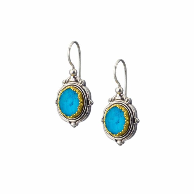 Semeli earrings in sterling silver with Gold plated parts - Image 2