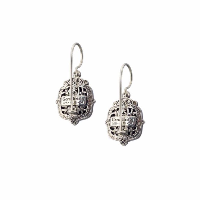 Semeli earrings in sterling silver with Gold plated parts - Image 4