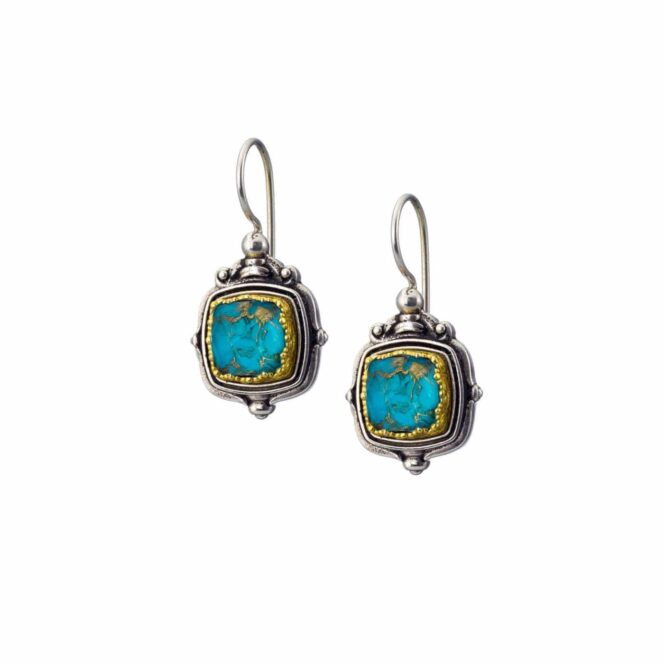 Semeli earrings in sterling silver with Gold plated parts - Image 2