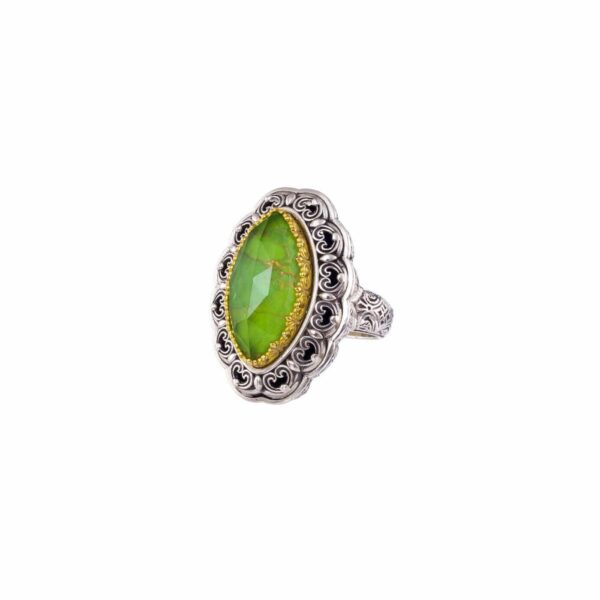 Penelope Ring in Sterling Silver with Gold plated parts - Image 2