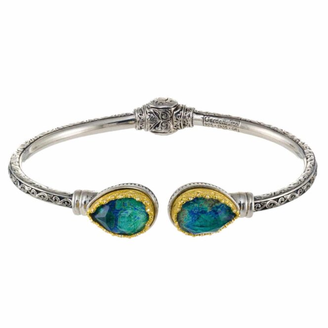 Iris Bracelet in Sterling Silver with Gold Plated parts - Image 2