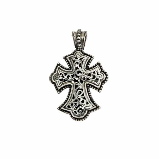 Byzantine Cross in Sterling Silver
