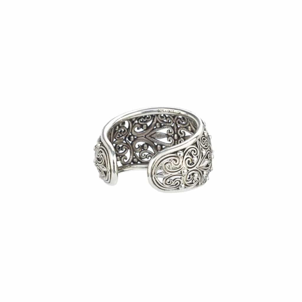 Kallisto Ring in oxidized silver 925 - Image 2