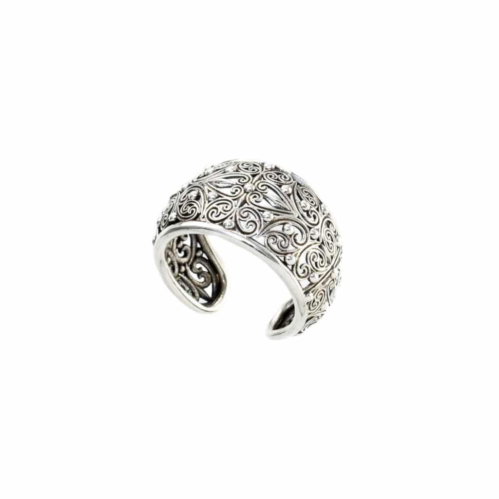 Kallisto Ring in oxidized silver 925 - Image 4
