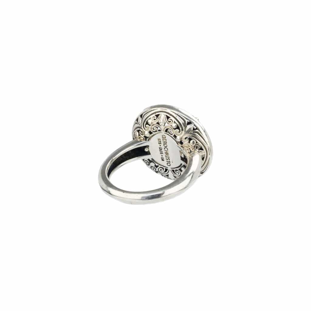 Kallisto Ring in oxidized silver - Image 3