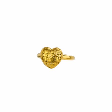 Kallisto Heart Ring in Gold plated sterling silver