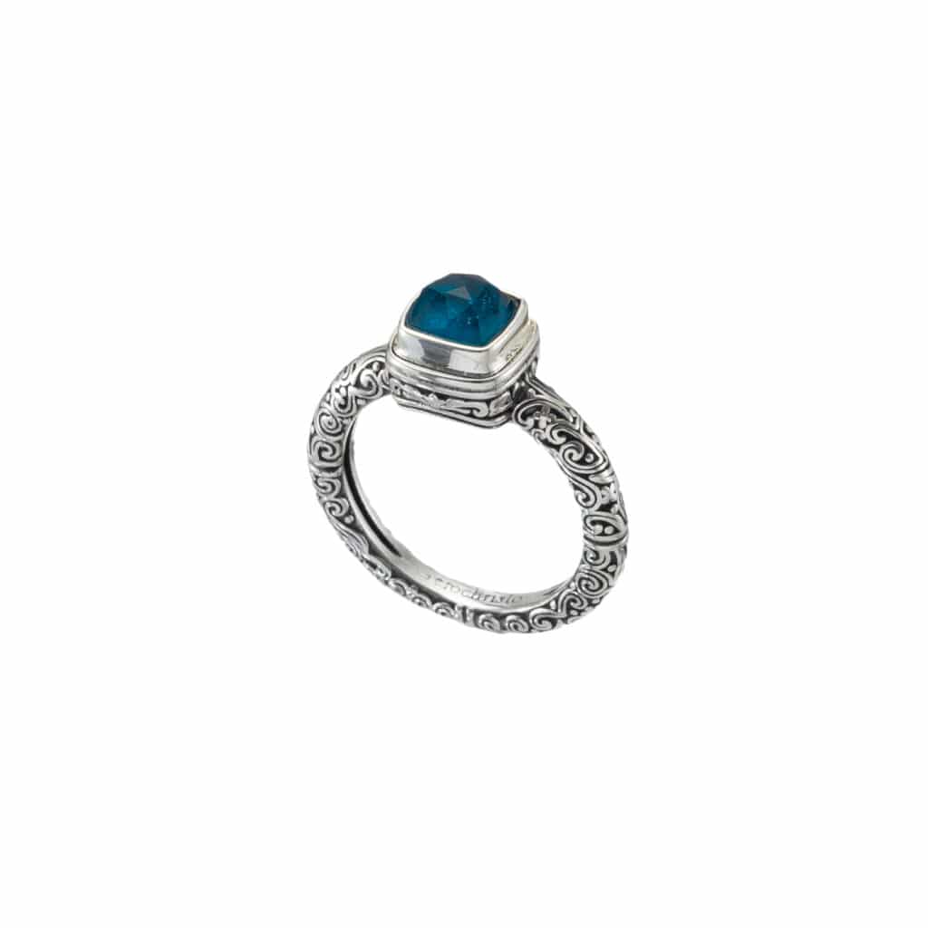 Eden's Garden 1 Stone Ring in sterling silver - Image 5