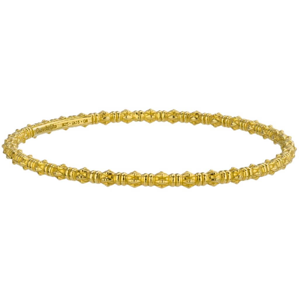 Kassandra Bangle bracelet in Gold plated silver