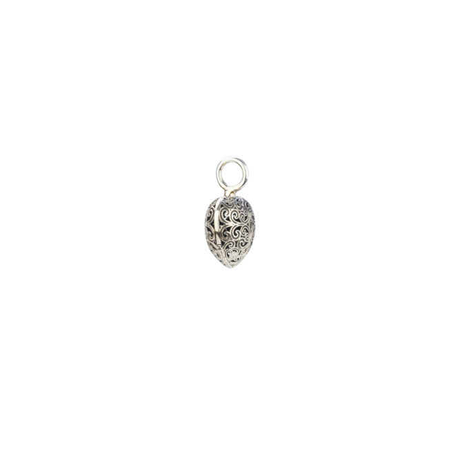 Kallisto Heart pendant in oxidized silver 925 - Image 3