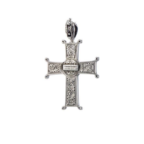 Erotokritos & Aretousa Cross in 18K Gold and Sterling silver - Image 4