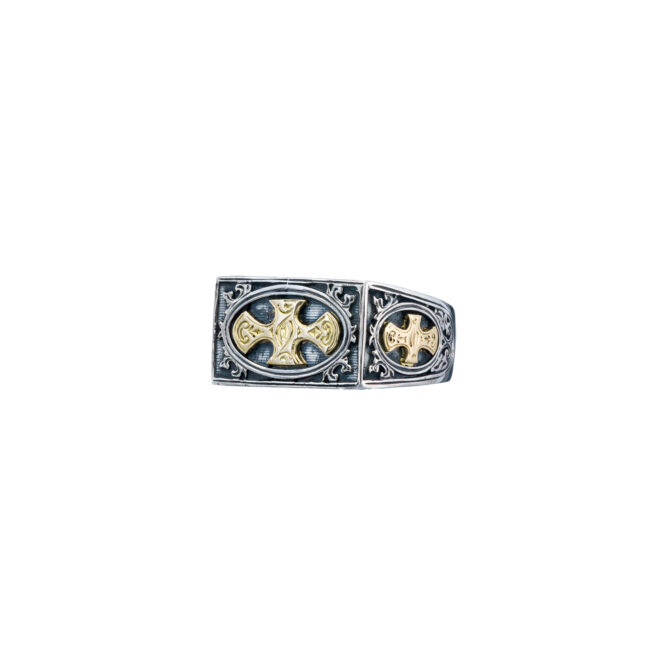 Patmos Ring in 18K Gold and Sterling Silver - Image 2