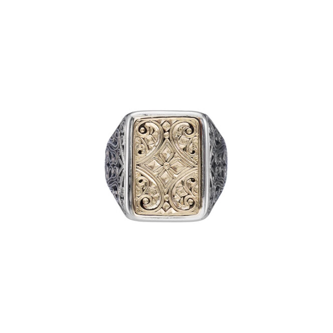Classic Ring in 18K Gold and Sterling Silver - Image 2