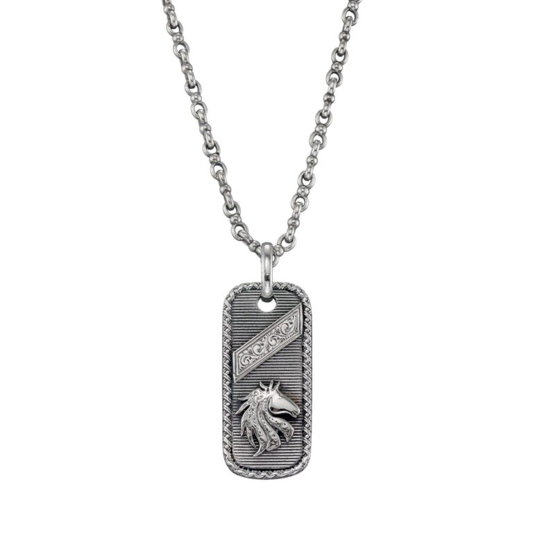 Horse Talisman Pendant Sterling Silver - Image 3