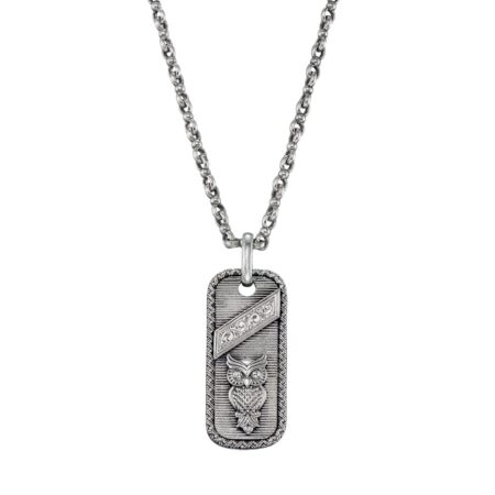 Owl Talisman Pendant Sterling Silver